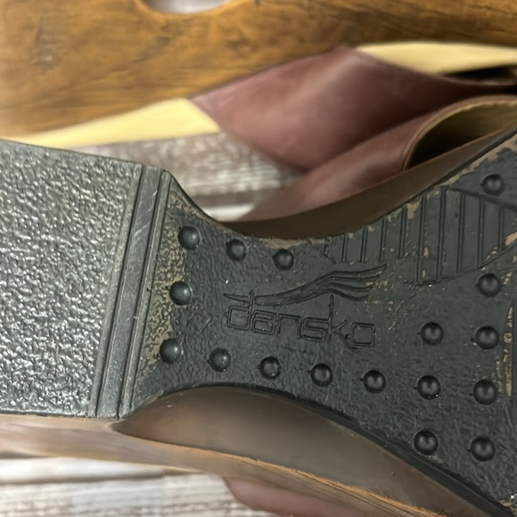 DANSKO Brown Sophie Cross over Leather Women's Sandals Size EU 41 US 10.5-11 - Picture 11 of 14